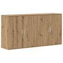 vidaXL Széf 2 pcs Artisan tölgy 79 x 38 x 80 cm Faanyag