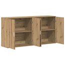 vidaXL Széf 2 pcs Artisan tölgy 79 x 38 x 80 cm Faanyag