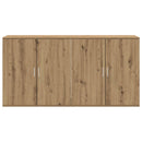 vidaXL Széf 2 pcs Artisan tölgy 79 x 38 x 80 cm Faanyag