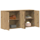 vidaXL Oldalszekrények 2 pcs kézműves tölgy 79 x 38 x 80 cm Faanyag