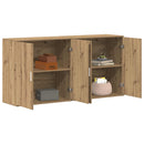vidaXL Széf 2 pcs Artisan tölgy 79 x 38 x 80 cm Faanyag