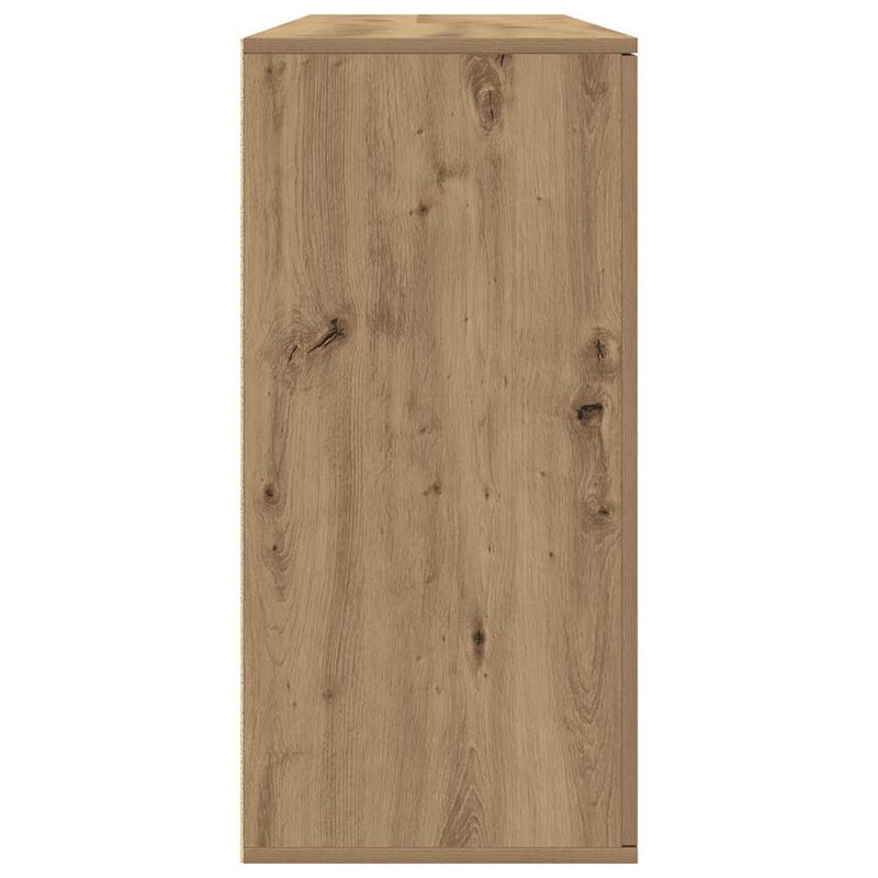 vidaXL Oldalszekrények 2 pcs kézműves tölgy 79 x 38 x 80 cm Faanyag
