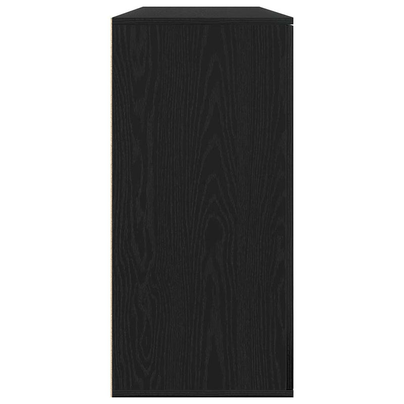 vidaXL Oldalszekrények 2 pcs Musta tammi 79 x 38 x 80 cm Faanyag
