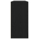 vidaXL Oldalszekrények 2 pcs Musta tammi 79 x 38 x 80 cm Faanyag