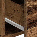 vidaXL Oldalszekrények fiókkal 2 pcs Régi fa 60 x 31 x 84 cm Faanyag