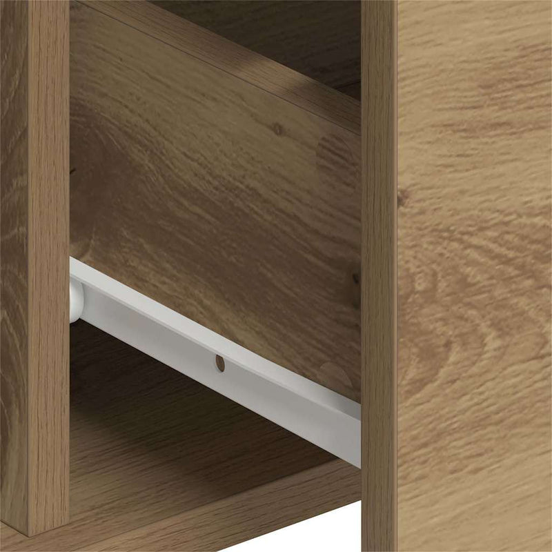 vidaXL Oldalszekrények 2 pcs kézműves tölgy 60 x 31 x 84 cm Faanyag