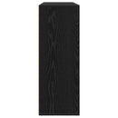 vidaXL Széf fiókkal 2 pcs Fekete tölgy 60 x 31 x 84 cm Faanyag