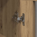 vidaXL Fali Szekrények 2 pcs Artisan tölgy 69,5 x 34 x 90 cm Faanyag