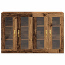 vidaXL Fali Szekrények 2 pcs Öreg fa 69,5 x 34 x 90 cm Faanyag