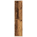 vidaXL Magas Tároló fiókkal Régi fa 80 x 33 x 150 cm Faanyag