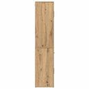 vidaXL Magas Tároló kézműves tölgy 80 x 33 x 150 cm Faanyag