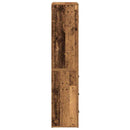 vidaXL Magasfiú fiókkal Öreg fa 80 x 33 x 150 cm Faanyag