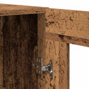 vidaXL Magasfiú 2 pcs Régi fa 69.5 x 34 x 180 cm Faanyag