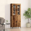 vidaXL Magasfiú 2 pcs Régi fa 69,5 x 34 x 180 cm Faanyag