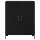 vidaXL Magasfiú 2 pcs Musta tammi 69,5 x 34 x 180 cm Faanyag