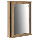 vidaXL Fürdőszobai Mosdószekrények polcokkal 3 pcs Barna Faanyag