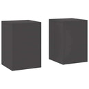 vidaXL Növényállvány 2 pcs Fekete 24 x 24 x 35 cm Acél