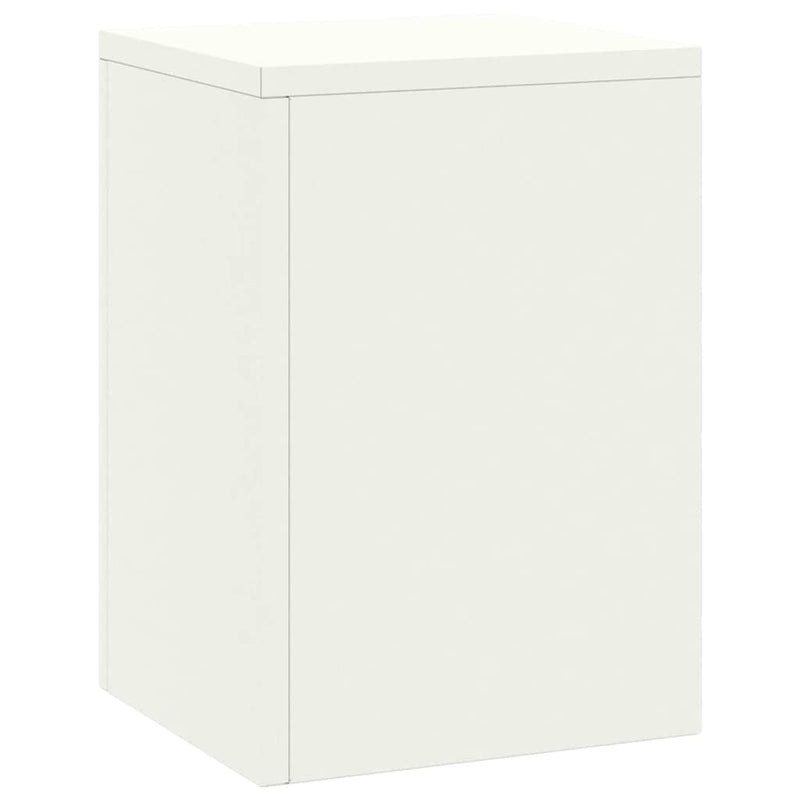 vidaXL Növényállványok 2 pcs Fehér 24 x 24 x 35 cm Acél