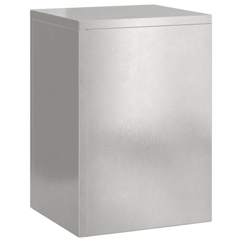 vidaXL Növényállványok 2 pcs Ezüst 24 x 24 x 35 cm Rozsdamentes acél