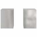vidaXL Növényállvány 2 pcs Ezüst 24 x 24 x 35 cm Rozsdamentes acél