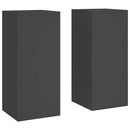 vidaXL Növényállvány 2 pcs Fekete 24 x 24 x 55 cm Acél