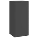 vidaXL Növényállvány 2 pcs Fekete 24 x 24 x 55 cm Acél