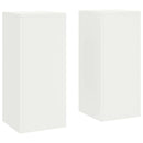 vidaXL Növényállvány 2 pcs Fehér 24 x 24 x 55 cm Acél