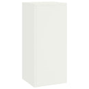vidaXL Növényállvány 2 pcs Fehér 24 x 24 x 55 cm Acél