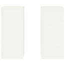 vidaXL Növényállvány 2 pcs Fehér 24 x 24 x 55 cm Acél