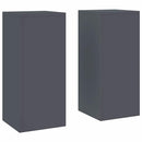 vidaXL Növényállvány 2 pcs Antracit 24 x 24 x 55 cm Acél
