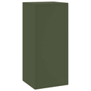 vidaXL Növényállvány 2 pcs Oliva zöld 24 x 24 x 55 cm Acél