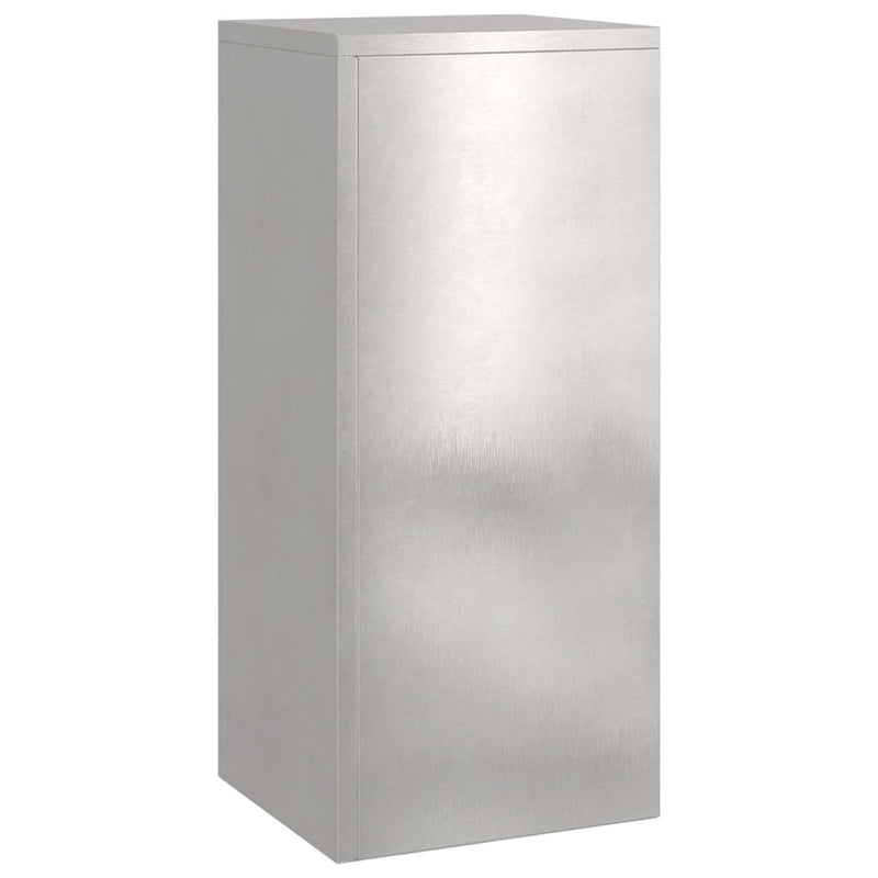 vidaXL Növényállványok 2 pcs Ezüst 24 x 24 x 55 cm Rozsdamentes acél