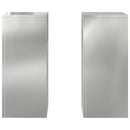 vidaXL Növényállvány 2 pcs Ezüst 24 x 24 x 55 cm Horganyzott acél