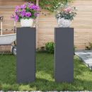 vidaXL Növényállvány 2 pcs Antracit 24 x 24 x 75 cm Acél