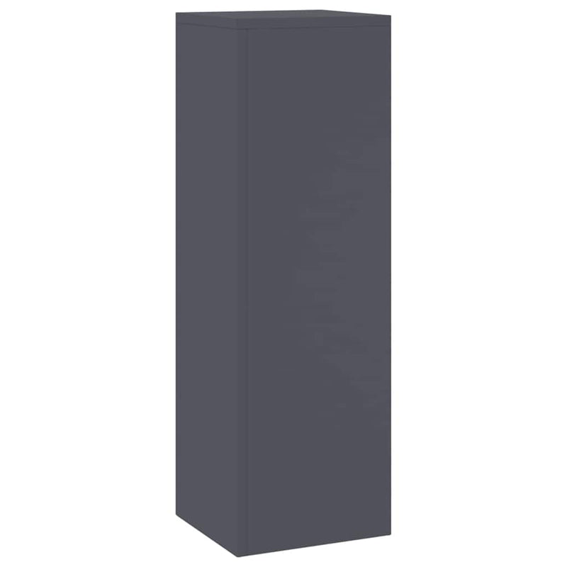 vidaXL Növényállványok 2 pcs Antracit 24 x 24 x 75 cm Acél