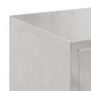 vidaXL Növényállvány 2 pcs Ezüst 24 x 24 x 75 cm Rozsdamentes acél