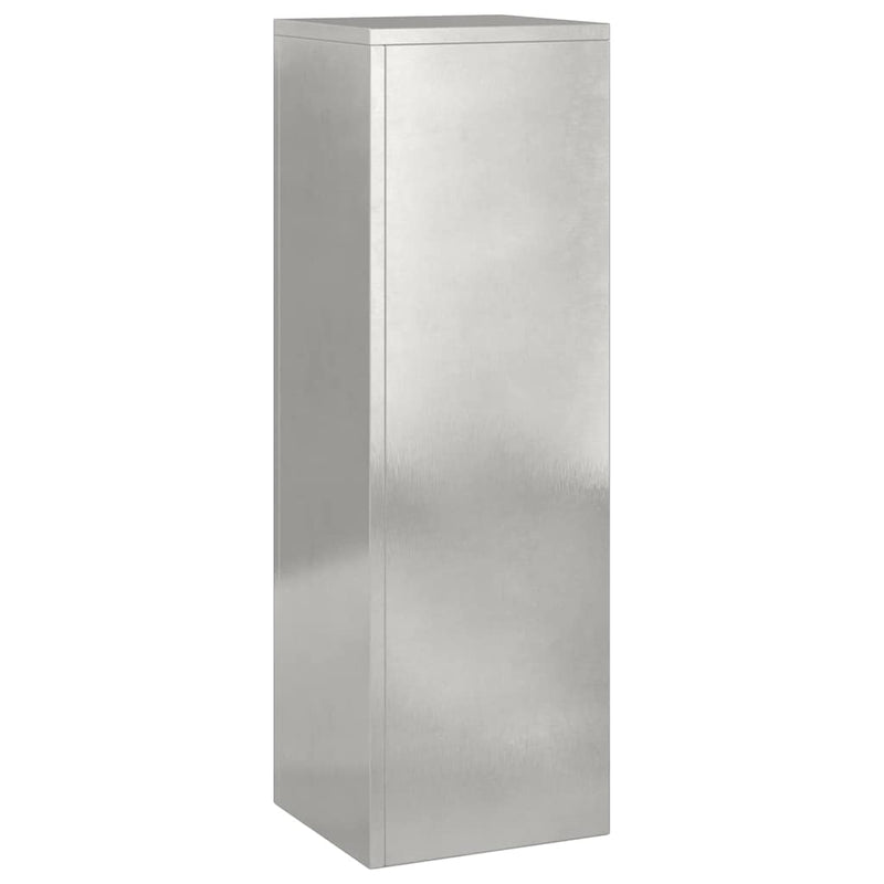 vidaXL Növényállványok 2 pcs Ezüst 24 x 24 x 75 cm Rozsdamentes acél