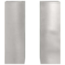 vidaXL Növényállvány 2 pcs Ezüst 24 x 24 x 75 cm Rozsdamentes acél
