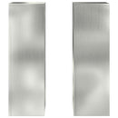 vidaXL Növényállvány 2 pcs Ezüst 24 x 24 x 75 cm Horganyzott acél