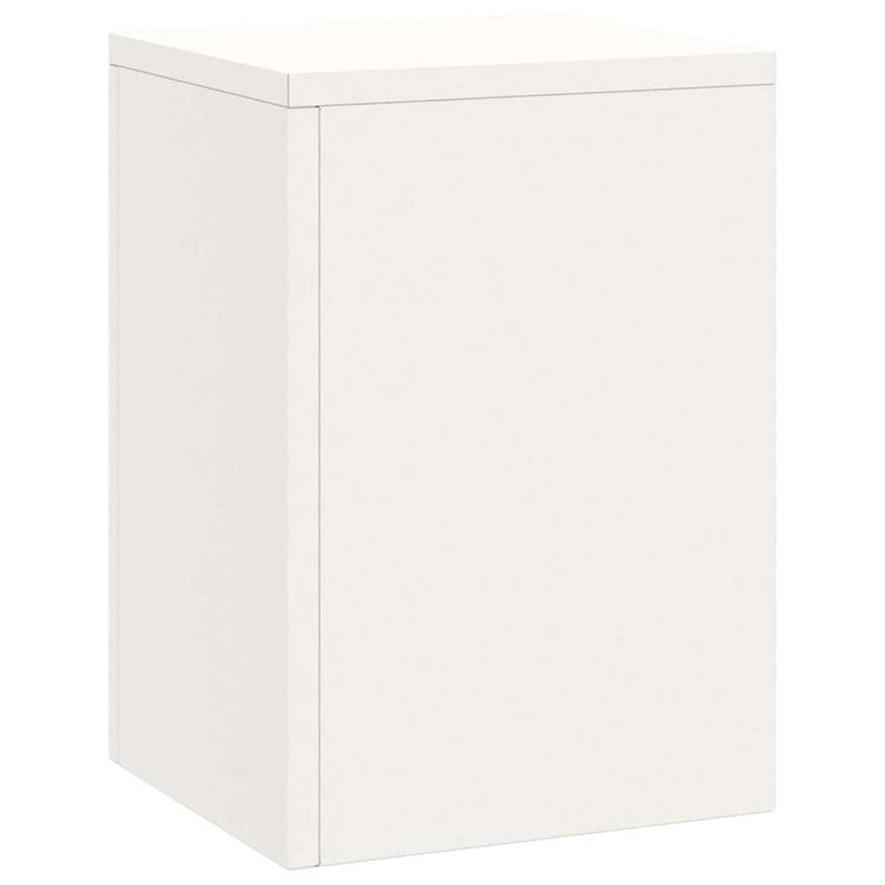 vidaXL Növényállványok 3 pcs Fehér 24 x 24 x 75 cm Acél
