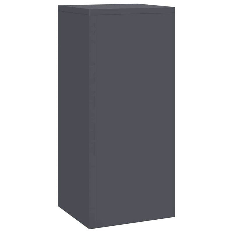 vidaXL Növényállványok 3 pcs Antracit 24 x 24 x 75 cm Acél