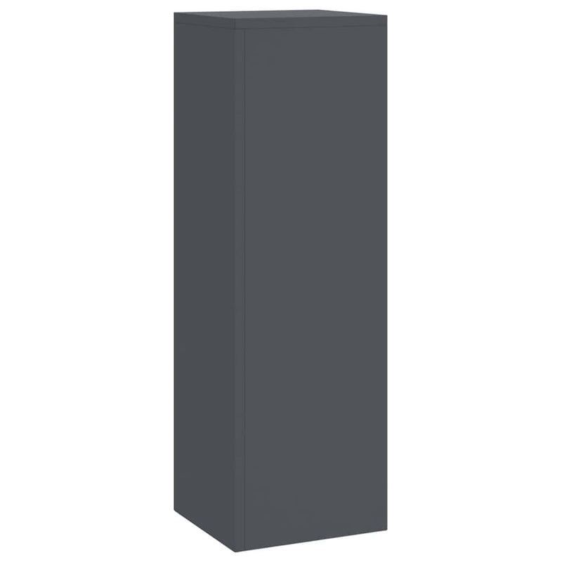 vidaXL Növényállványok 3 pcs Antracit 24 x 24 x 75 cm Acél