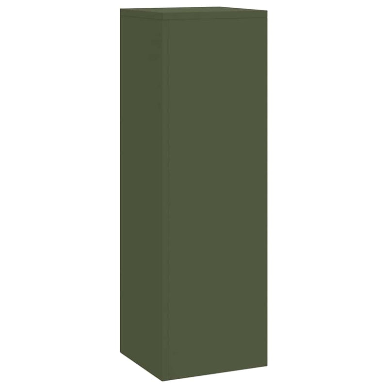 vidaXL Növényállványok 3 pcs Oliva zöld 24 x 24 x 75 cm Acél