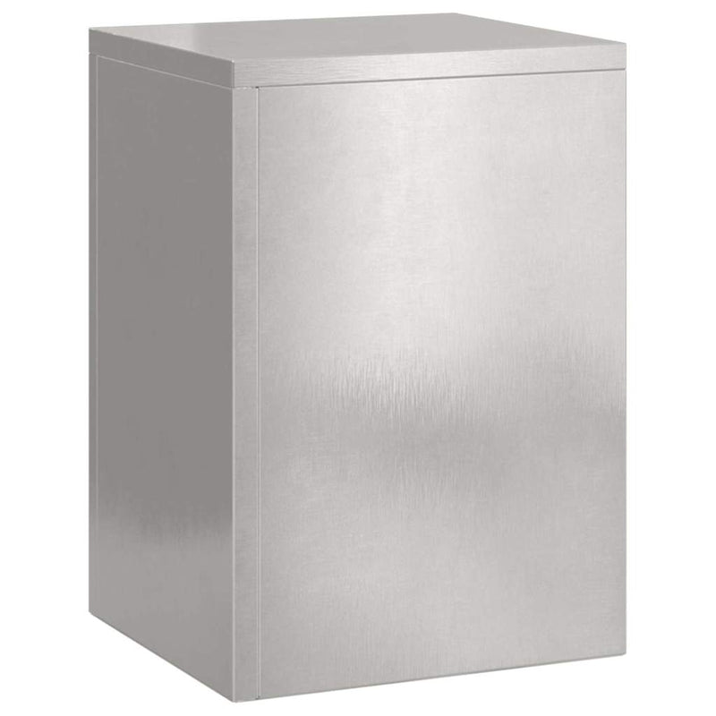 vidaXL Növényállványok 3 pcs Ezüst 24 x 24 x 75 cm Rozsdamentes acél