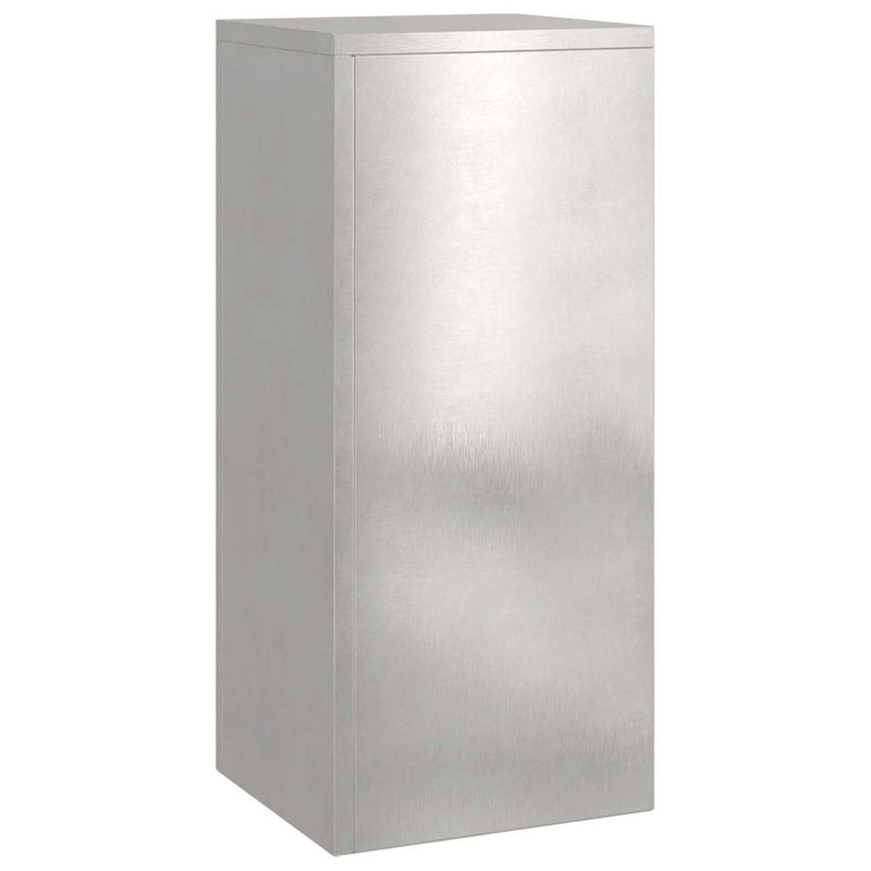 vidaXL Növényállványok 3 pcs Ezüst 24 x 24 x 75 cm Rozsdamentes acél
