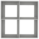 vidaXL Kerti cserép Ezüst 100 x 100 x 48 cm Rozsdamentes acél