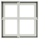 vidaXL Kerti cserép Ezüst 100 x 100 x 48 cm Horganyzott acél