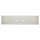 vidaXL Magas Kerti Cserép Fehér 100 x 26 x 82 cm Acél