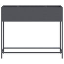 vidaXL Magas Kerti Cserép Antracit 100 x 26 x 82 cm Acél