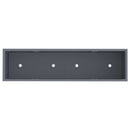 vidaXL Magas Kerti Cserép Antracit 100 x 26 x 82 cm Acél